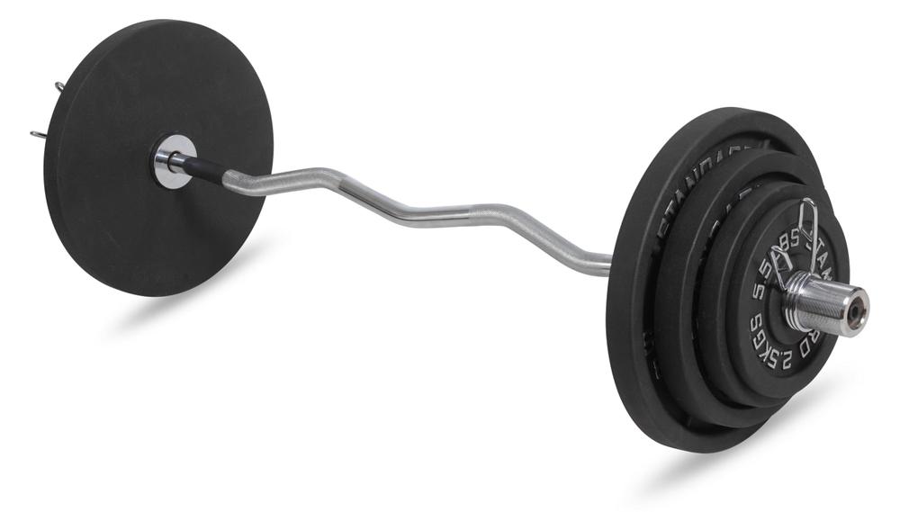 Гриф 50 мм. W-образный 1,2 м. до 120 кг. VictoryFit VF-S5012W120