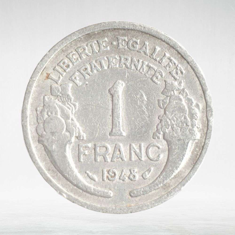 France, 1 Franc 1948, VF