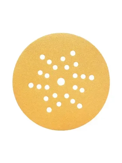 225мм P80 10шт. Шлифовальный абразивный круг для шлифовки под липучку Minamo Golden Warrior