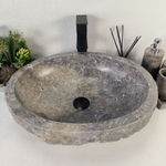 Каменная раковина из мрамора Erozy Grey EM-04748 (51*41*15) 0188 из натурального камня