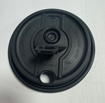 Крышка д/стак.тип В Покров д.90мм ПП 24уп.*50шт крышка, заглушка чёрные 1200 шт