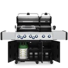 Газовый гриль Broil King Regal 690, 8 горелок, вертел, чёрный