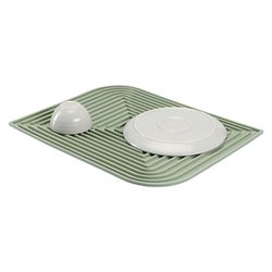 Коврик для сушки посуды Dry Flex, 34,6х44,6 см, шалфей