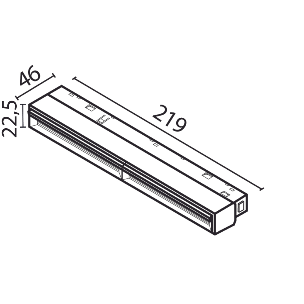 Трековый светильник Technical TR106-4-12W-DS-B