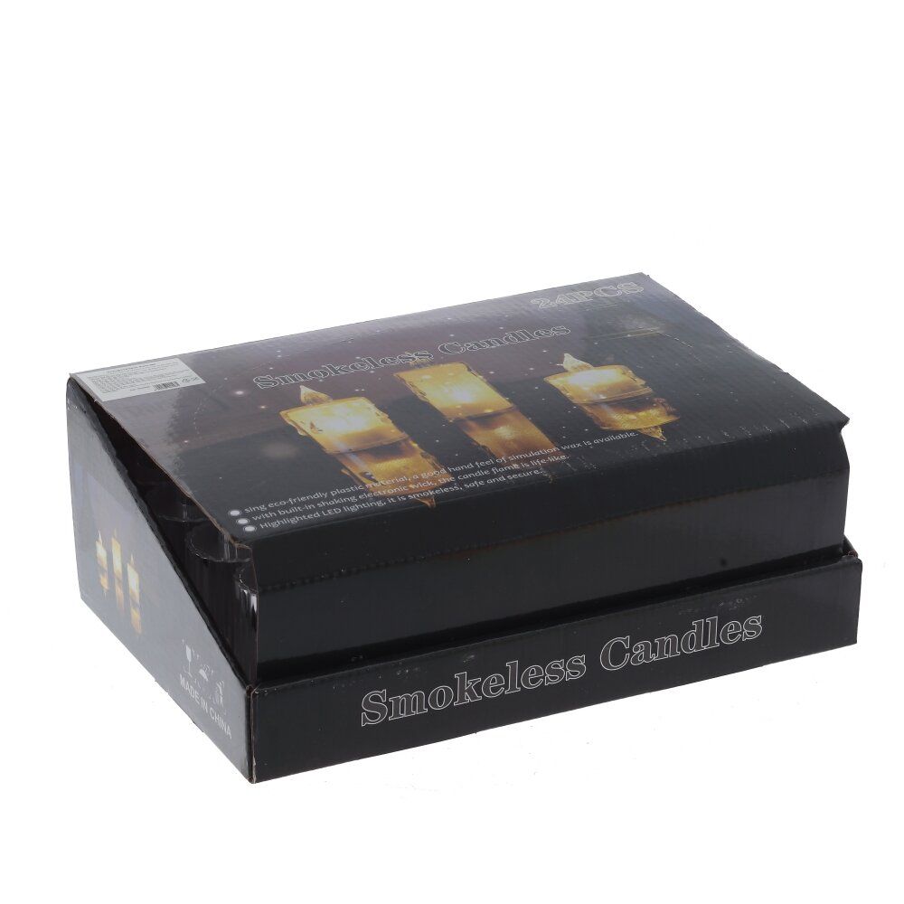 GAEM Изделие декоративное "Свеча" (подсветка, 3xLR54) (блок 24шт), D 3.5 см, L3,5 W3,5 H8 см