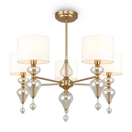 Люстра на штанге Freya RAISE FR5369CL-05BS