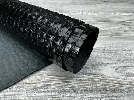 Crocco Back Black (1,3-1,5 мм), цв.черный, натуральная кожа