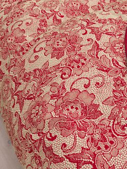 Простынь на резинке Сказка "Кружева" 160х200 см, перкаль