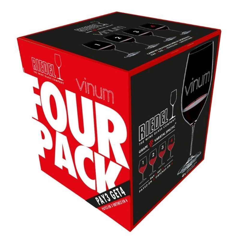 Набор из 4-х бокалов для вина Riesling Grand Cru/Zinfandel 400 мл Vinum Riedel