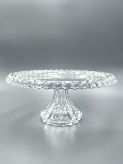 Тортовница 33 из стекла на ножке