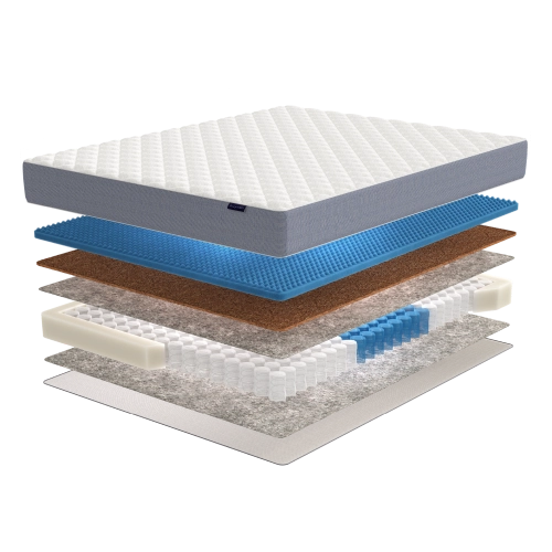 Матрас BuyNice, 19,5 см, жесткость выше средней, независимые пружины