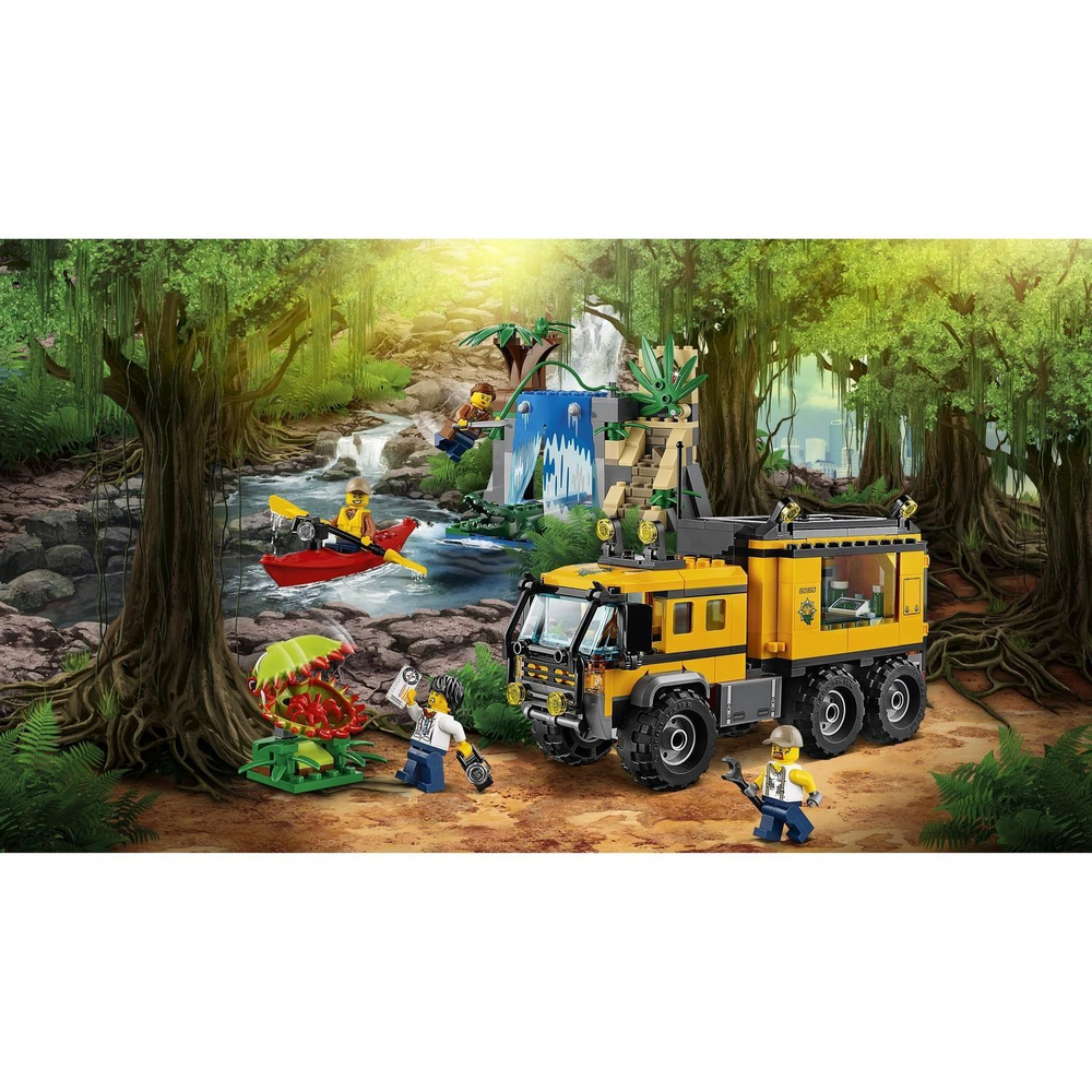 LEGO City: Передвижная лаборатория в джунглях 60160 — Jungle Mobile Lab — Лего Сити Город