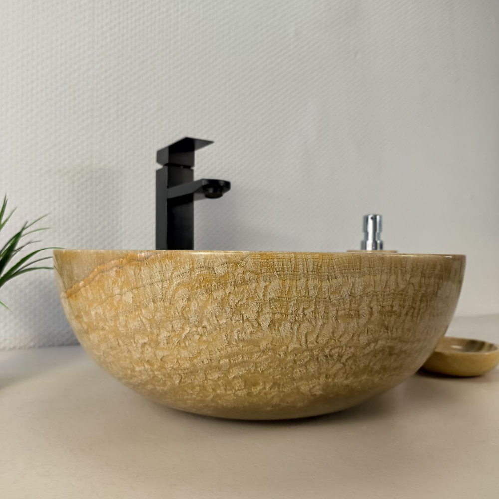 Раковина из оникса Bowl Sunset BO-66084 40*40*15 из натурального камня