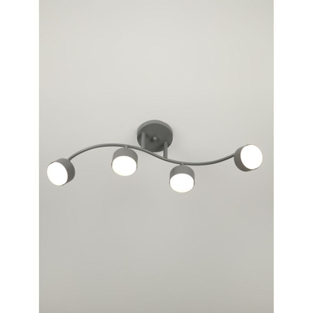 Светильник настенно-потолочный спот Rivoli   7077-704 4хGX53 15 Вт поворотный