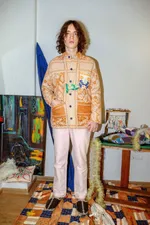 Куртка Soeurs с Вышивкой на Маленьком Кармане / Petrol Jacket оранжевая