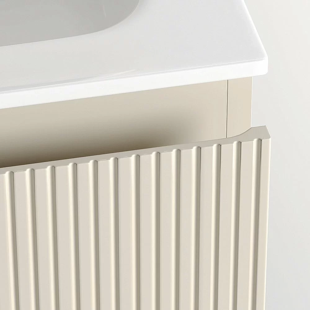 Тумба с раковиной Sancos SNOB T SNT100LCE Beige Soft левая/бежевая матовая