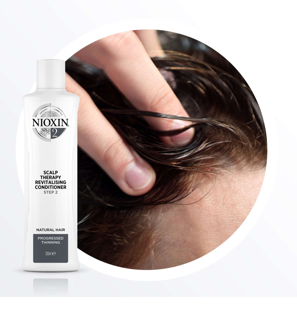 Nioxin System 2 Scalp Therapy Revitalising Conditioner - восстанавливающий кондиционер для истонченных волос /   300  ml  / GTIN 8005610498140