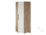 Шкаф угловой МШ-25 Спальня Модена (дуб крафт табачный/дуб крафт белый)