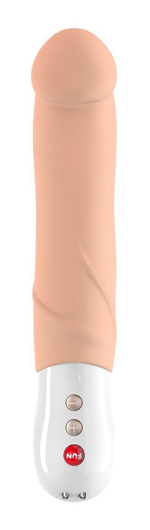 Телесный вибратор Big Boss - 23,5 см.