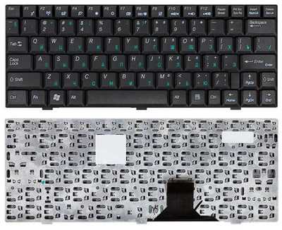 Клавиатура для ноутбука Asus U1 U1F U1E черная