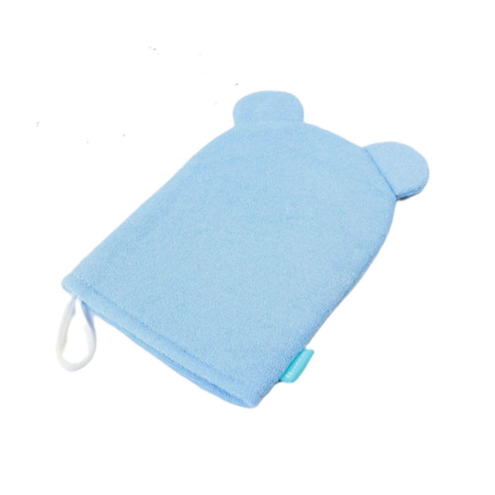 Детская мочалка - рукавичка лис