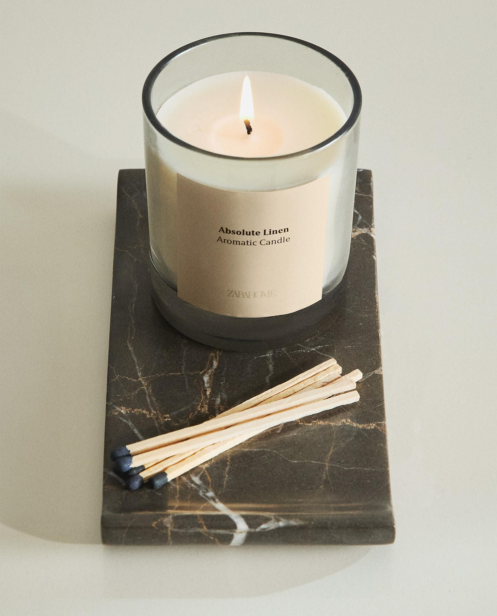 Zara Home - Absolute linen ароматическая свеча, 200 г