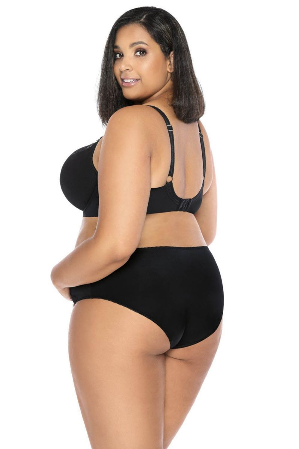 Трусы-слип Gaila с кружевными вставками (Размер: 42) (Цвет: черный)