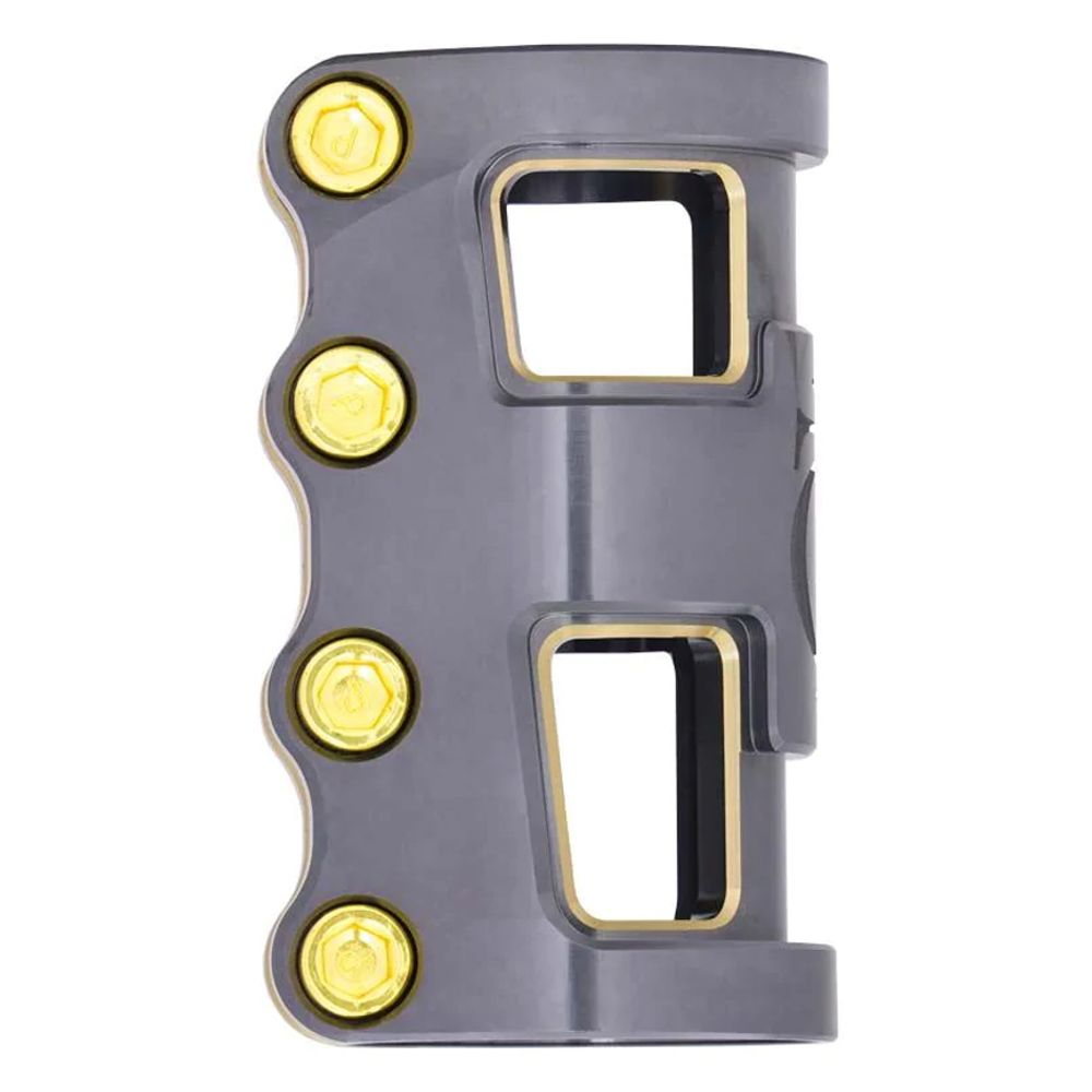 Зажим для трюкового самоката Oath Carcass SCS (серый / золотой)