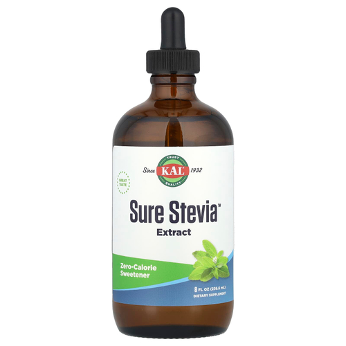KAL, Sure Stevia™, экстракт стевии, 236,6 мл (8 жидк. унций)