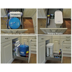 Аквафор DWM-101 сравнении размеров с классической системой