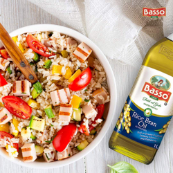 Масло рисовое рафинированное BASSO 1 л, Италия