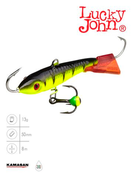 Балансир Lucky John CLASSIC 5 с тр. 50мм/31RT блистер