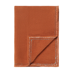 Набор вафельных полотенец с декоративной строчкой из коллекции essential, 50х70 см