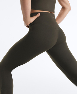 OYSHO Брюки-клеш с высокой посадкой Evermove, коричневый