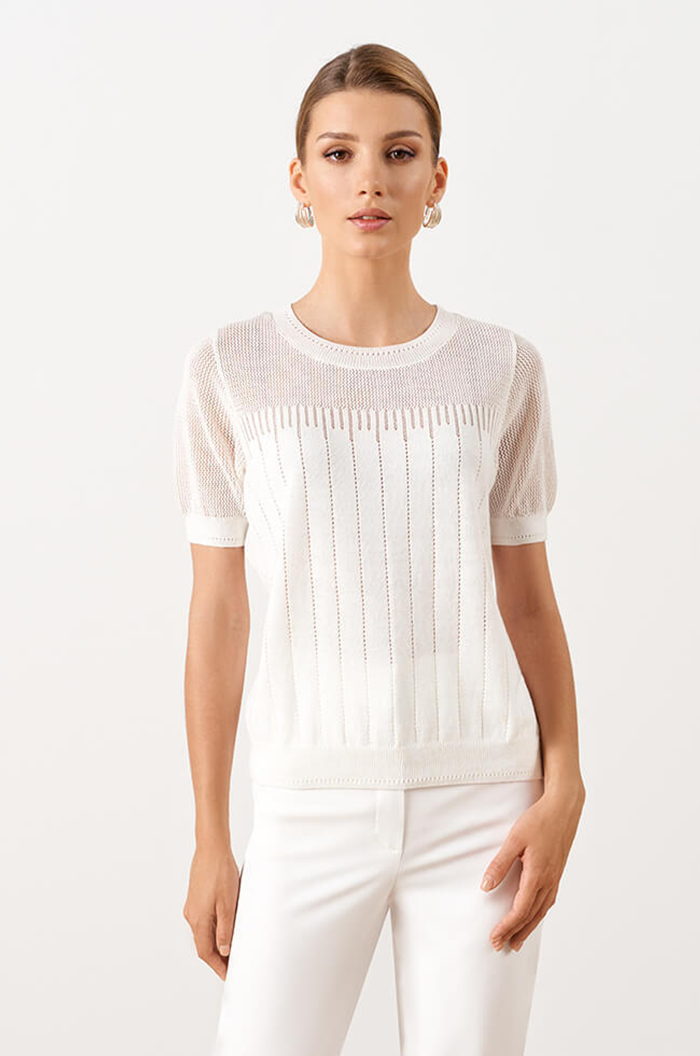 23003 Джемпер женский (молочный)