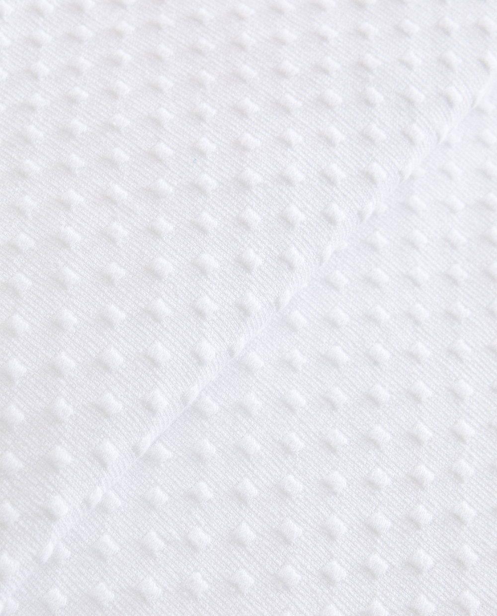 ZARA HOME ПОКРЫВАЛО ИЗ ХЛОПКА С УЗОРОМ, БЕЛЫЙ