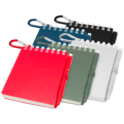 Lig Mini набор из блокнота в мягкой обложке из переработанного пластика и шариковой ручки (синие чернила)