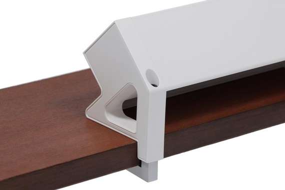 Блок розеток настольный с двумя крепежами (3 розетки, USB-A, USB-C) G4103Y-2AC.N Белый 215*75*82