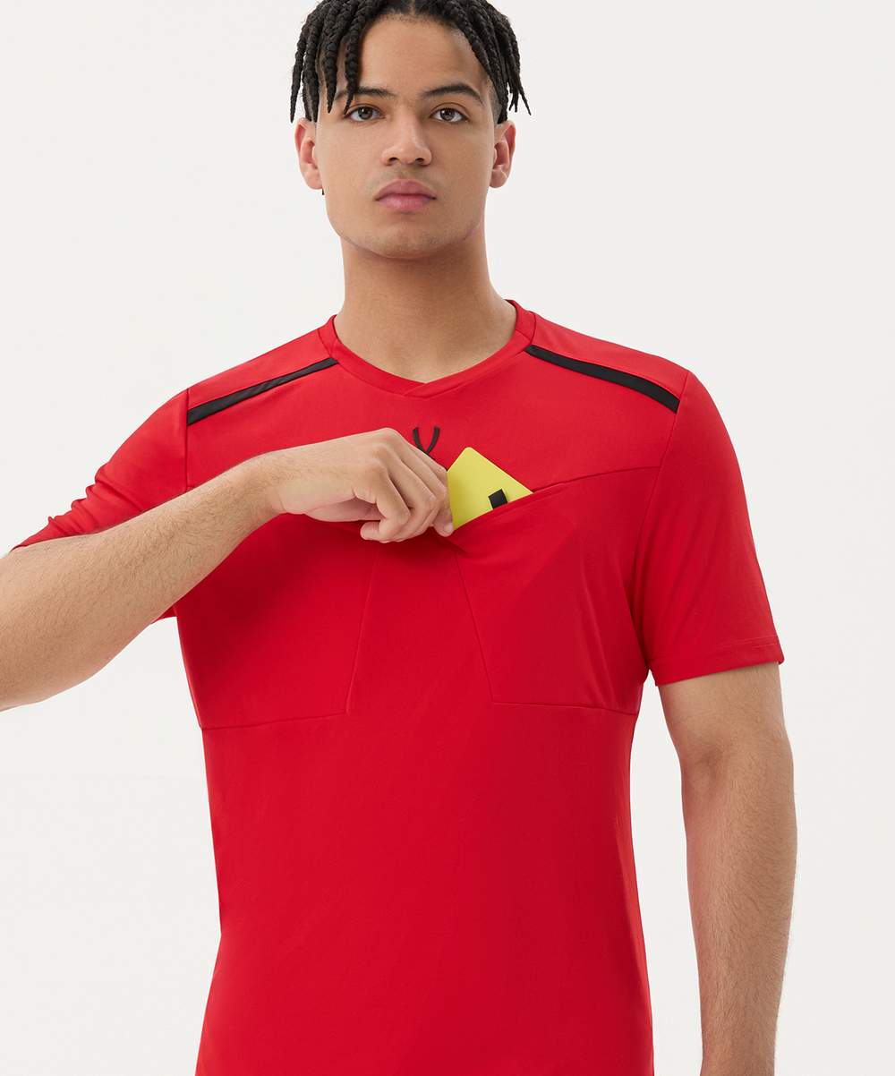 Футболка судейская DIVISION PerFormDRY Referee Tee, красный