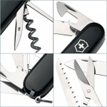 Нож Victorinox Huntsman, 91 мм, 15 функций, черный