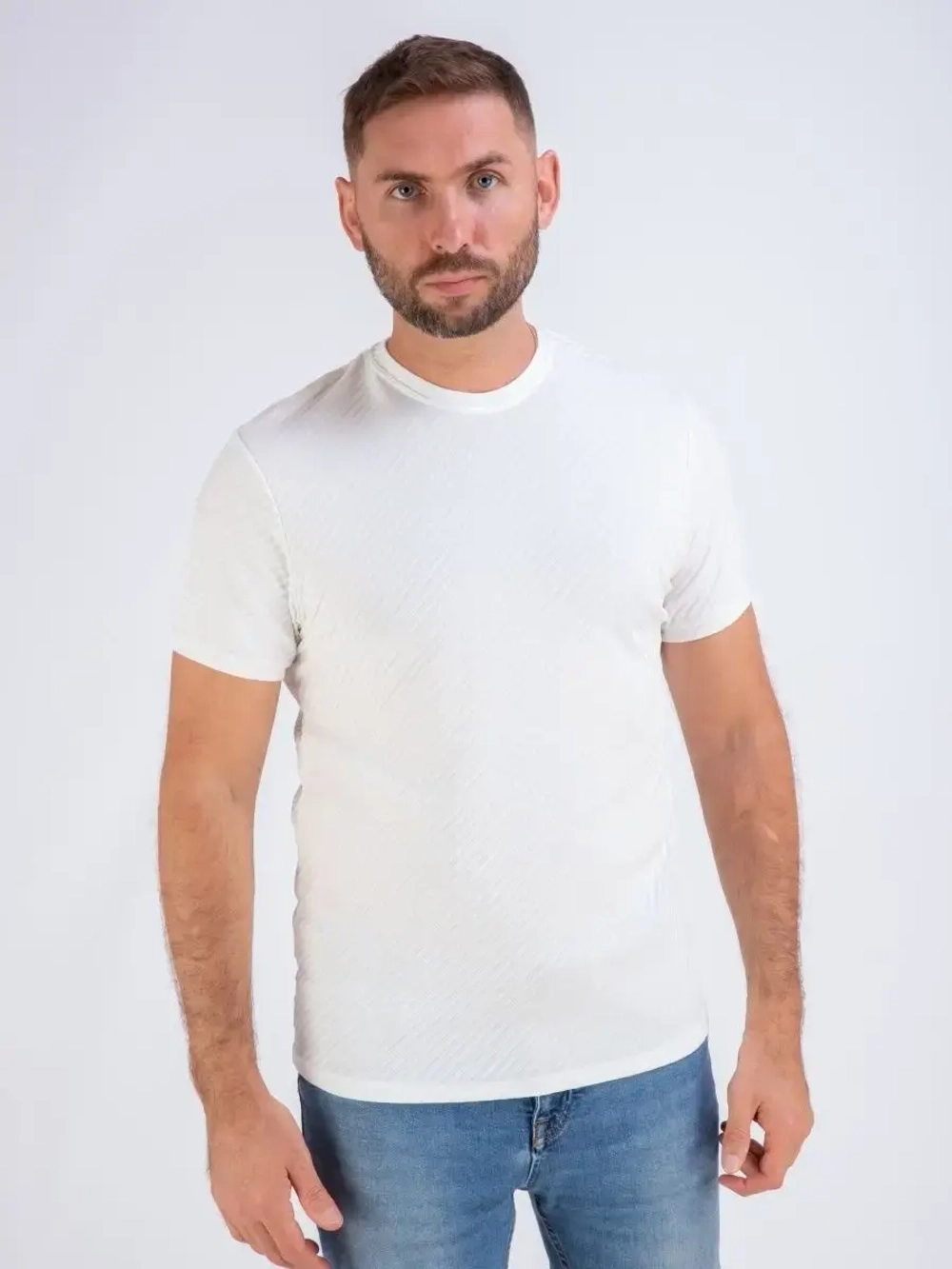 Футболка мужская однотонная базовая