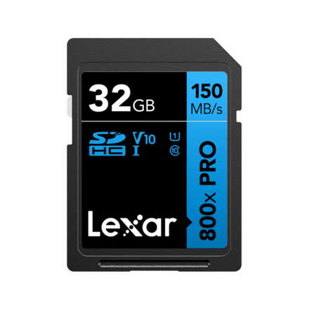 Карта памяти Lexar SDHC 32Gb PRO 800x Class 10 UHS-I V30 150MB/s