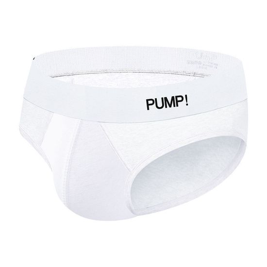 Мужские трусы брифы белые PUMP! PU002