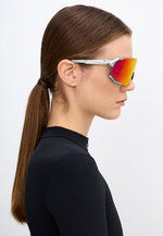 Спортивные очки 720armour Falcon / Matte Silver / Red Lens