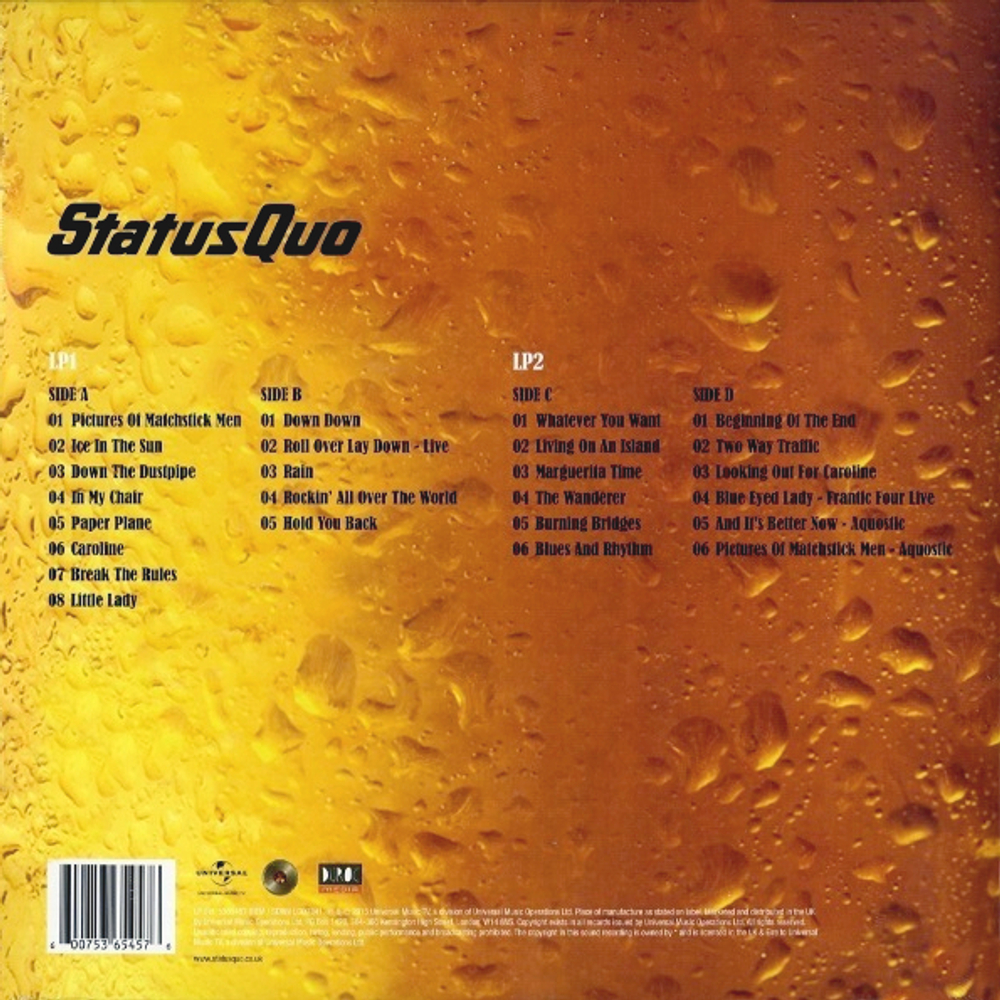 Status Quo / Accept No Substitute! The Definitive Hits (2LP)