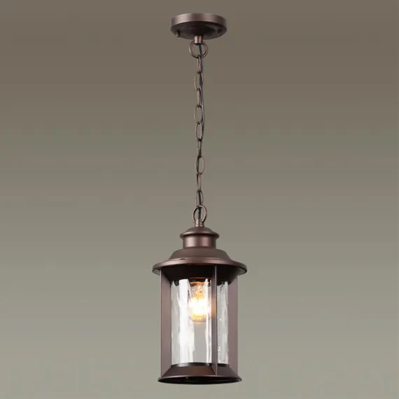 4961/1 NATURE ODL22 733 темно-коричневый/стекло Ландшафтный подвес E27 1*60W IP44 MAVRET