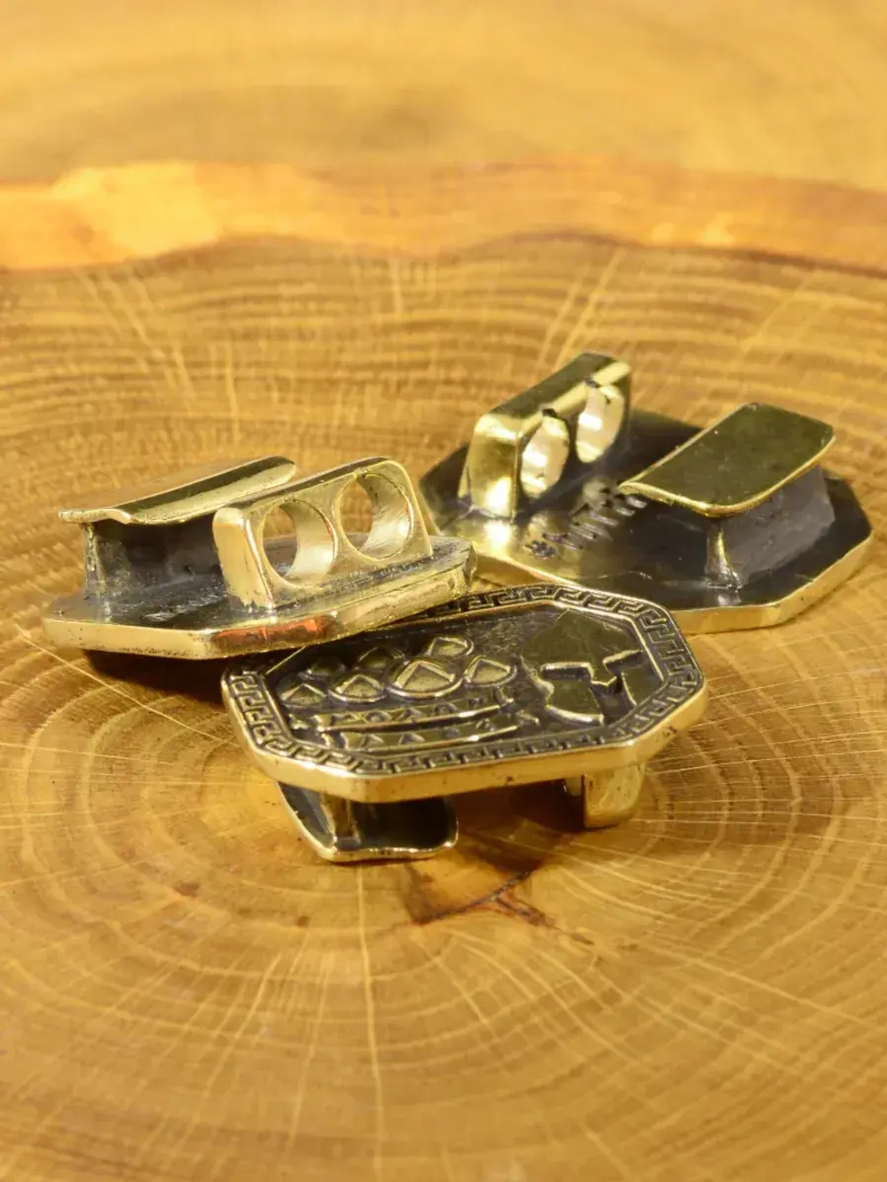 Замок «СПАРТА» из латуни с чернением