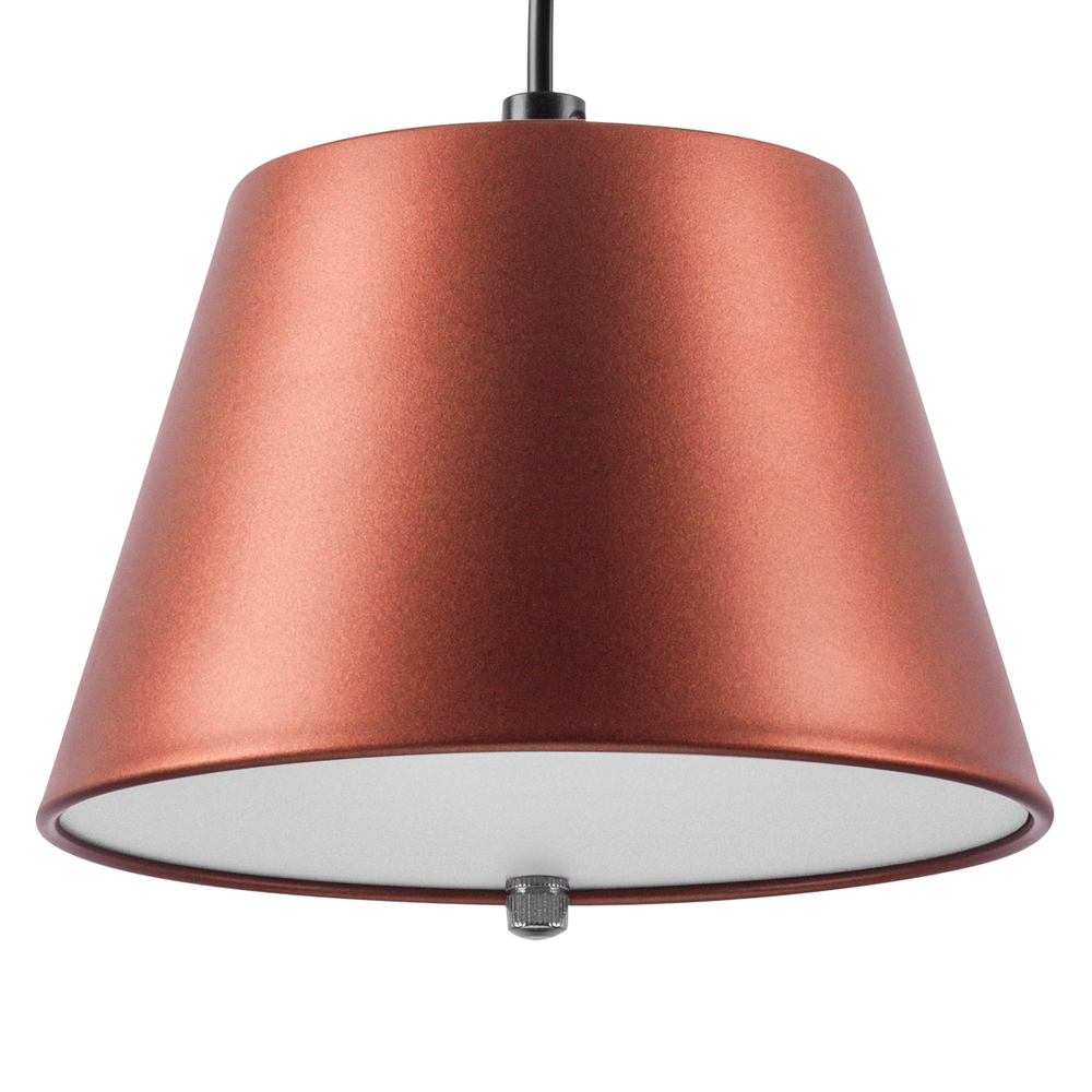 719213 Люстра CAPPE 1x40W GX53 ЧЕРНЫЙ/КРАСНЫЙ