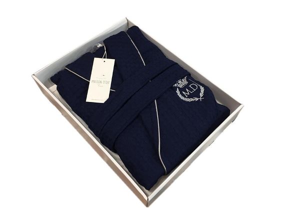 Вафельный мужской халат KARIUS   Maison Dor