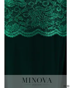 Платье 420-зеленый Minova